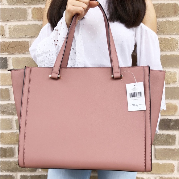 Gabyโs Bags ๐๐-Kate Spade Large dusty pink tote - Picture 4 of 7